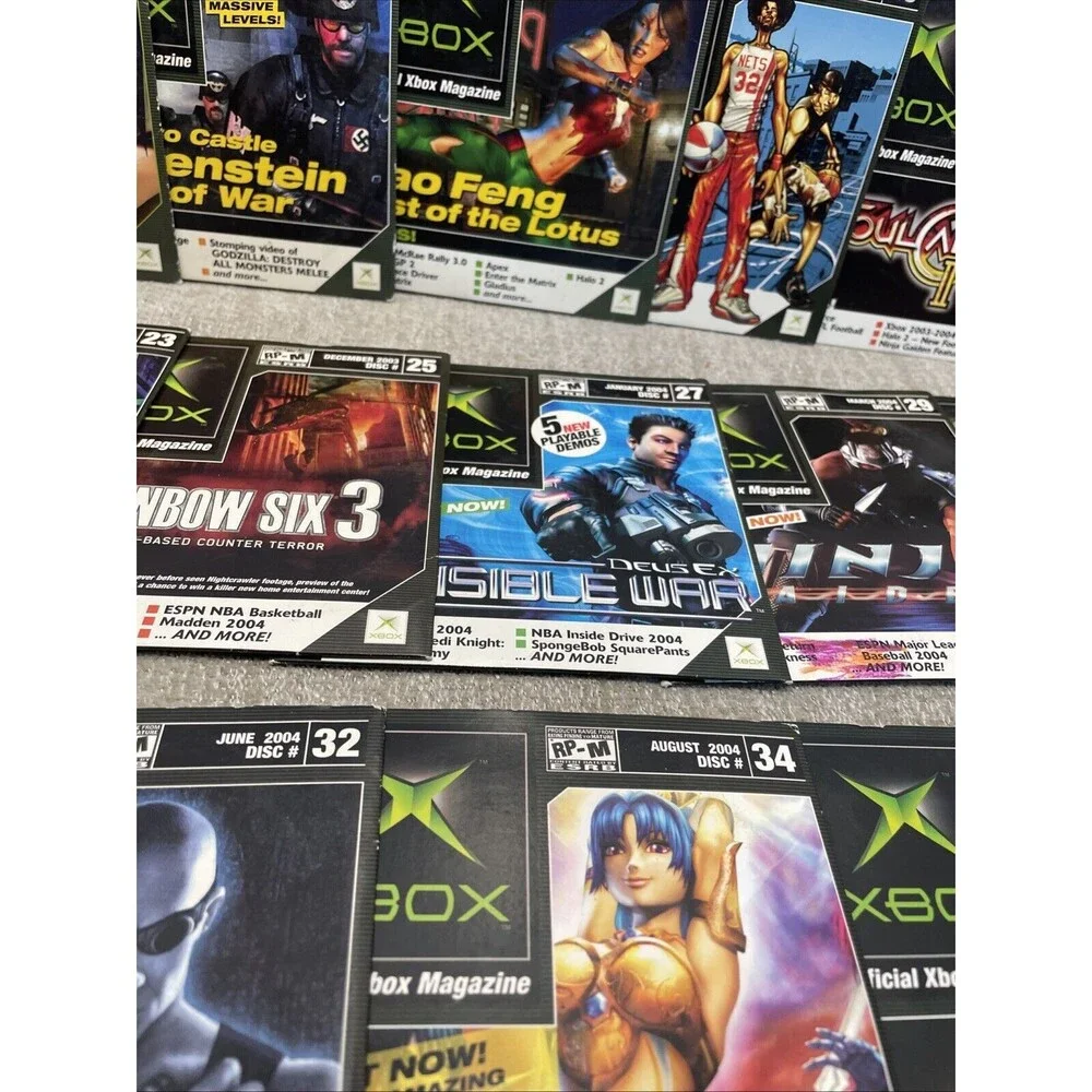 Official Xbox Magazine Lot of 15 Game Demo Discs
